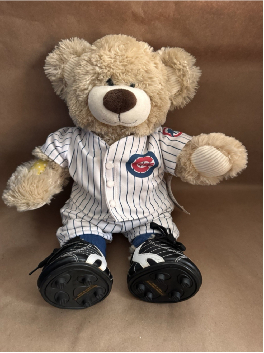 Chicago Cubs Build A Bear With Uniform, Shoes And Underwear Tag Attached